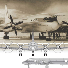 12 января 1961 года. Первый рейс Ил-18 на Москву с аэродрома аэропорта «Магадан-47».