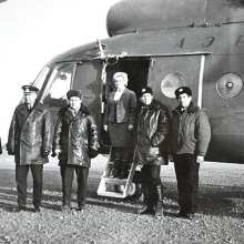 Ми-8 авиапредприятия Берелёх, 1968 год.