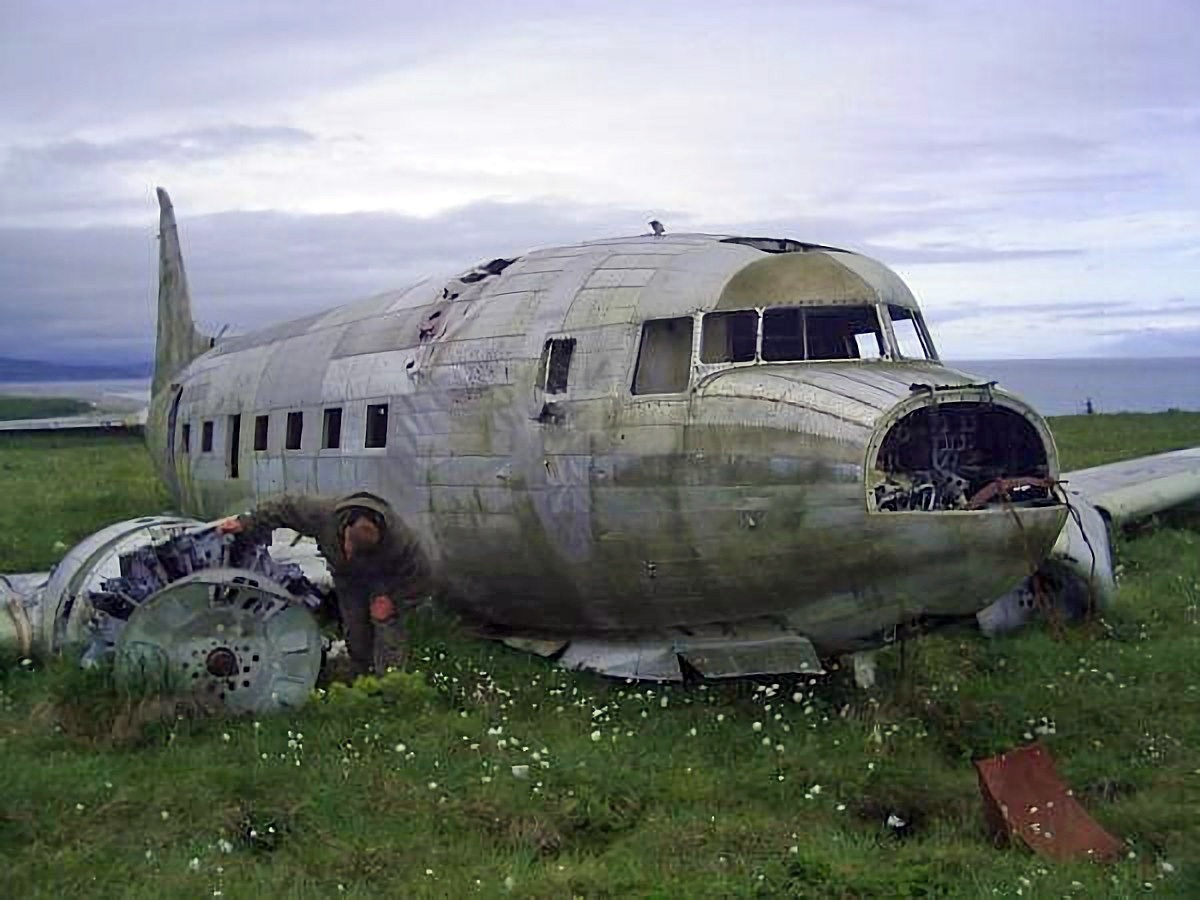 Самолёт потерпевший крушение в районе Тахтоямска.