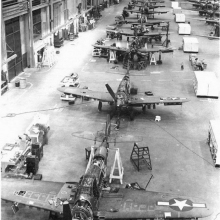 Сборка самолетов P-39 «Аэрокобра».