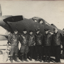 Советские летчики у Р-39 «Аэрокобра»