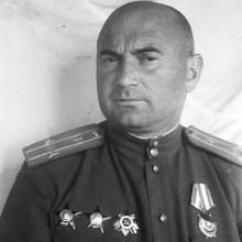1 ПАП. Летчик. Подполковник В.Я. Алпатов. 1945 год