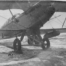 Советский самолет Р-5 в модификации «лимузин» (обозначение варианта с закрытой кабиной).