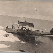 Самолет «Дорнье-Валь» СССР Н-2.Фото сделаны с борта ледокола «Красин»