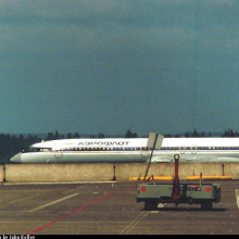 Магаданский Ту-154, он был сфотографирован в аэропорту Сиэтла.