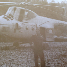Вертолет МИ - 4. Бортмеханик Сазонов Василий.