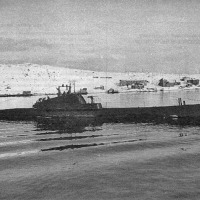 Подводная лодка типа «Щука» в море.