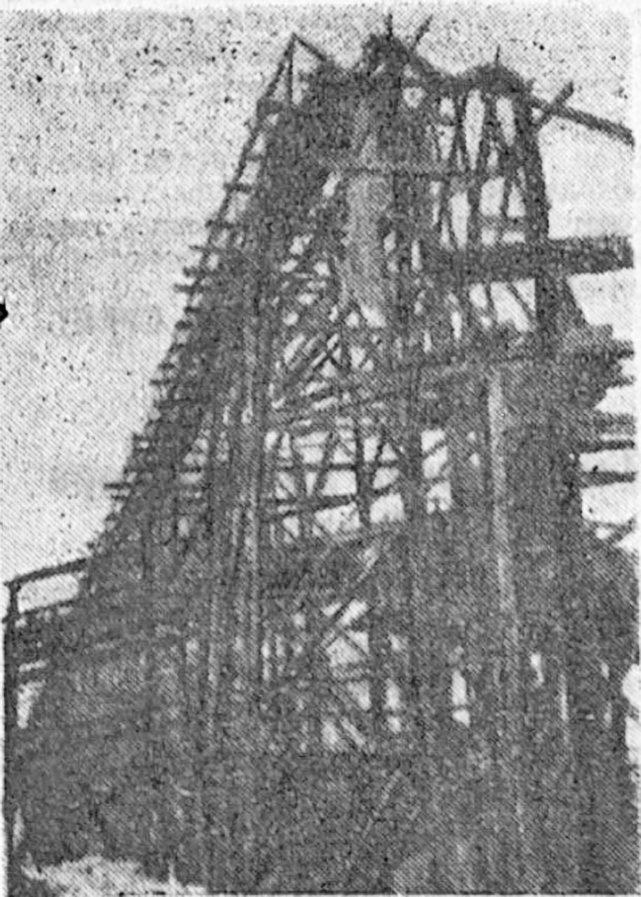 Ремонт промприбора на прииске «Хета». Апрель 1942 года. Фото из газеты «Советская Колыма».