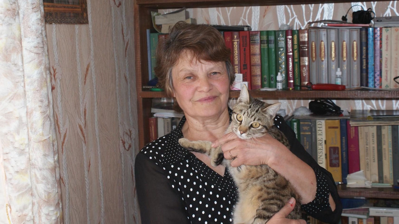 Татьяна Сергеевна с Васькой. Магадан, 20 мая 2010 года.