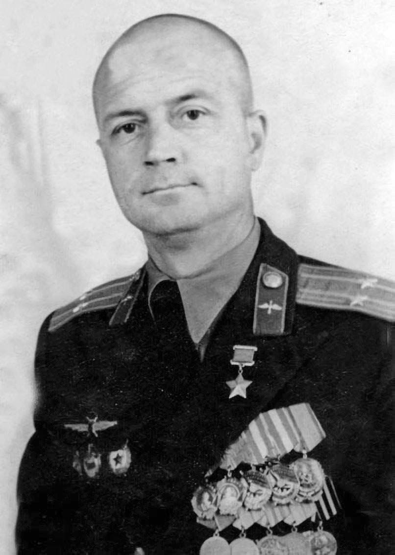 Подполковник Борисов В.А. 1954 год.