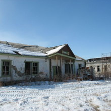 Поселок Чигичинах. Столовая