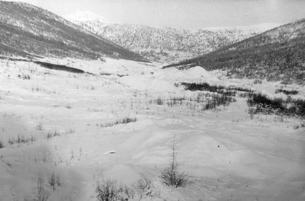 Терриконы под снегом. Фото из семейного архива Деркач.