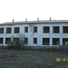 Поселок Штурмовой. Здание бывшего детского сада.