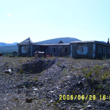 Поселок Горный. 2006 год. Бывшая столовая