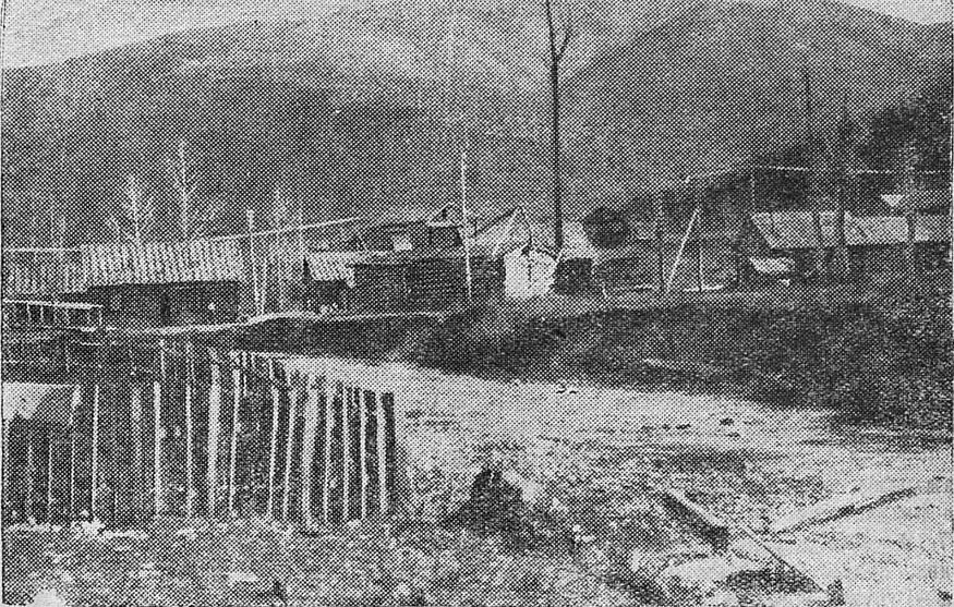 Посёлок Стан-Утиный. Апрель 1936 года. Фото из газеты «Советская Колыма».