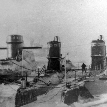 Спокойная зимовка. На фото подводные лодки 613 проекта и БС-486 «Комсомолец Узбекистана».