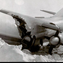 2 апреля 1963 г. При взлете с аэродрома «Магадан - 47» произошла авария с транспортным самолетом Ан-12 CCCP-11338