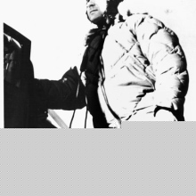 М.Г.Мачин перед полетом на Р-39 (зима 1943г). Прислал Александр Кот.