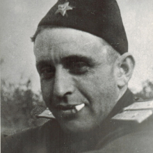 Капитан Д.С. Шерль. Адъютант командира перегоночной дивизии И.П. Мазурука.