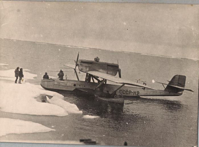 Самолет «Дорнье-Валь» СССР Н-2.Фото сделаны с борта ледокола «Красин»