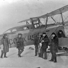 Самолёт Дальстроя ЛП-5 (АРК-5) с бортовым номером Х-45