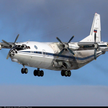 Ан-12 - советский военно-транспортный самолёт.