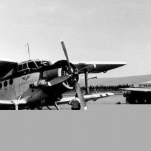 Сеймчан. 80-тые годы. Ан-2