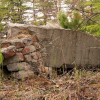 Батарея №960 на мысе Островном. Развалины дота.