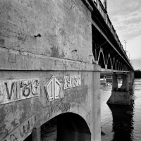 Мост через реку Колыму, 2014 (снесен в 2015)