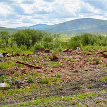 Посёлок Мякит. 2016 год.