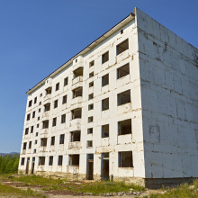 Поселок Яблоневый. Хасынский район. 2015 год.