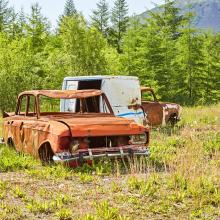 Поселок Яблоневый. Хасынский район. 2015 год.