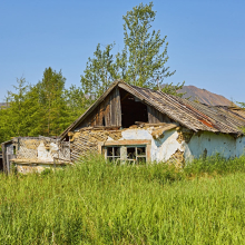 Поселок Яблоневый. Хасынский район. 2015 год.