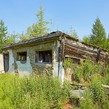 Поселок Яблоневый. Хасынский район. 2015 год.