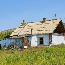 Поселок Яблоневый. Хасынский район. 2015 год.