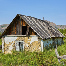 Поселок Яблоневый. Хасынский район. 2015 год.