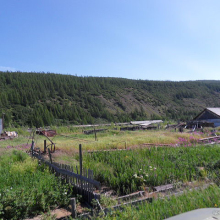 Село Меренга. Здесь была поселковая теплица.