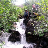 Водопад.