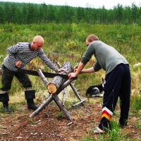 Заготовка дров.