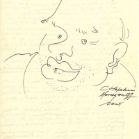Рисунок-пародия на Черевченко. (рис. М.Хазиева).