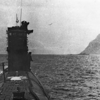 Подводная лодка С-176 снова возле входа в бухту Броутона. Другое время (1983), другой командир. В этот раз рисковать не стали, в кратер не заходили