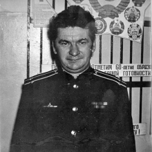 Командир ПЛ С-221 Беляков Анатолий Митрофанович. Магадан, апрель 1983 года