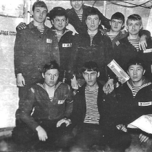 С-221, зимовка в Ракушке. Январь-Март 1981 года. Кубрик на плавбазе «Бахмут»