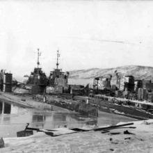 Бухта Нагаево. Подводные лодки 171 ОБрПЛ. Вторым корпусом С-221