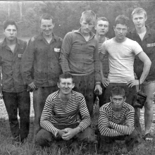 На турбазе «Перекат», Северного судоремонтного завода, лето 81 года, отдых после боевой службы