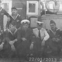 С-221 в Советской гавани. Экипаж.