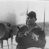 С-286. Юрий Пурдич на вахте. Магадан. Август 1968 года.