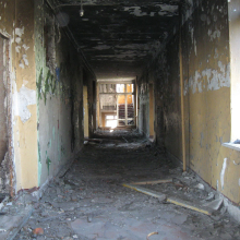 Поселок Берелёх. 2008 год. Второй этаж школы
