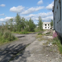 Поселок Берелёх. 2008 год. Детский сад «Крепыш». Вид с тыла