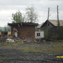 Поселок Холодный. Взрывной участок.